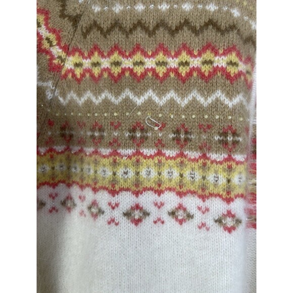 Casual Corner Womens 3/4 Sleeve Cardigan Size M VTG Fall Classic Grannycore - Picture 3 of 8